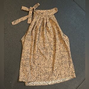 Leopard Print Halter Top